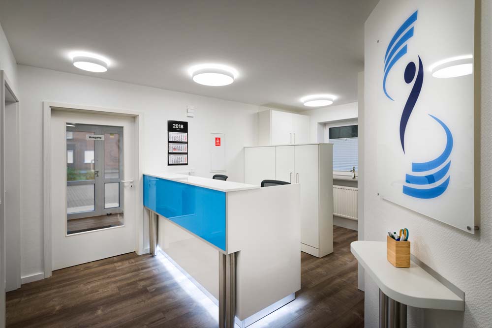 Rezeptionsraum einer Praxis